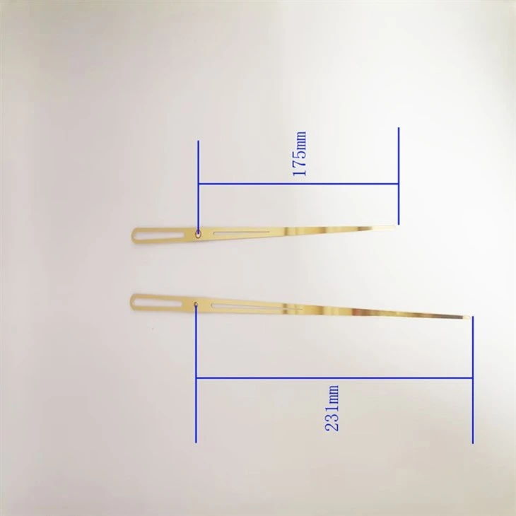 Carved Hollow Long Golden Clock Hands price