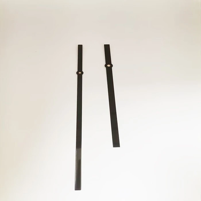 Sleek Flat Long Hands in Solid Black Finish suppliers