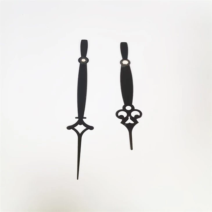 Aluminum Clock Hands With Traditional Black Patterns suppliers