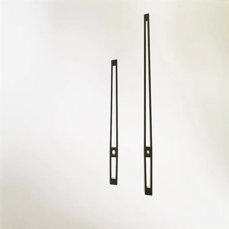 Black Traditional Hollow Strip Aluminum Clock Hands suppliers