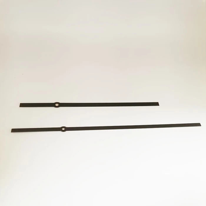 Sleek Flat Long Hands in Solid Black Finish best