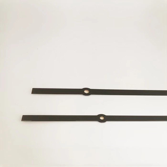 Sleek Flat Long Hands in Solid Black Finish price