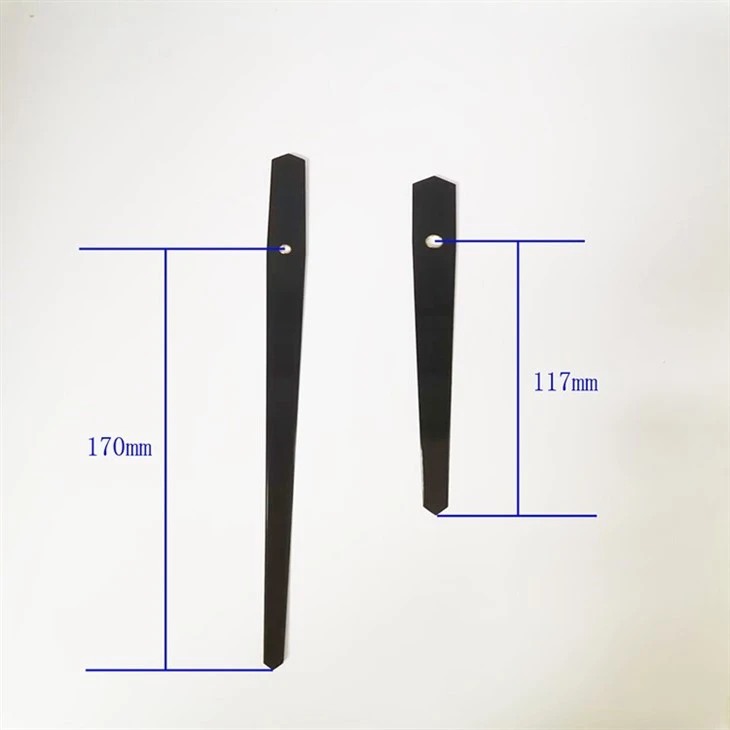 Diamond-shaped Black Aluminum Pointers, Minimalist Industrial Style best