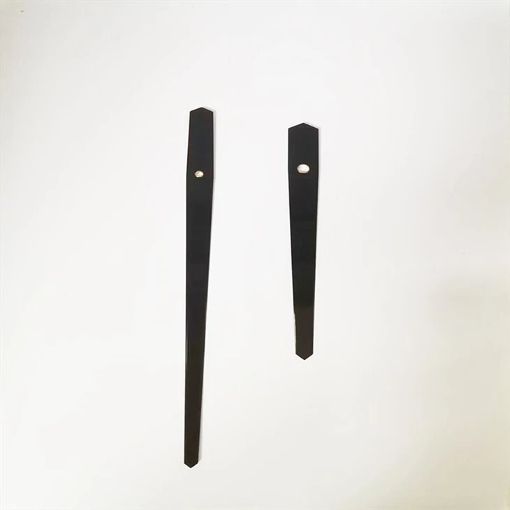 Diamond-shaped Black Aluminum Pointers, Minimalist Industrial Style suppliers