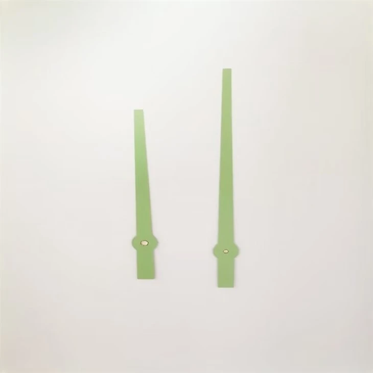 Fresh Green Strip-shaped Clock Hands