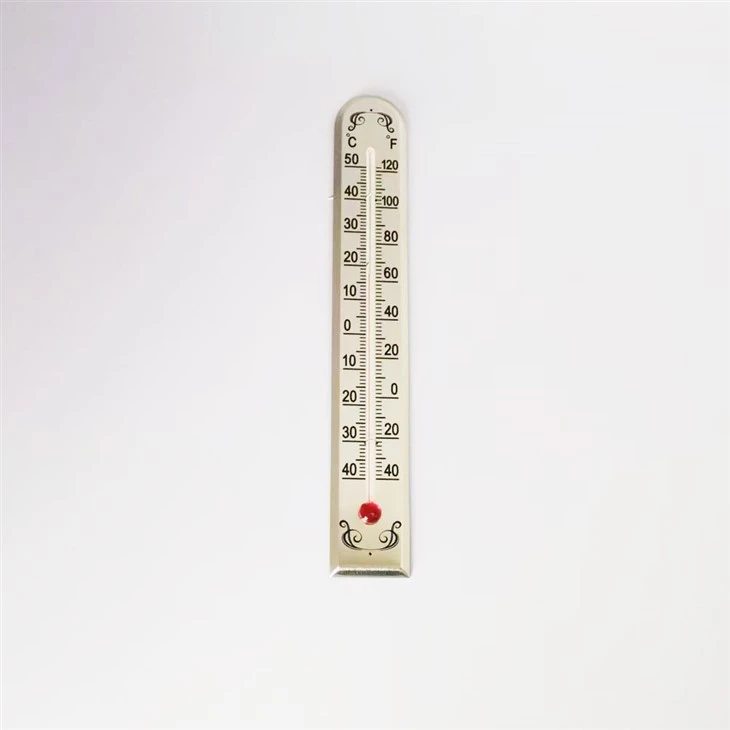 Wall Thermometer With Dual Celsius And Fahrenheit Scales